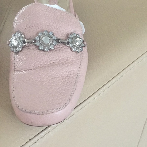 Ladies Light Pink Rhinestone Slide - Picture 4 of 4